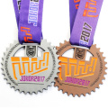 Medalha e fitas de corrida de mountain bike 3D personalizadas e baratas